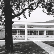 Karl Sillaber und C4_Foto C4 Architekten, Volksschule Nüziders, 1963