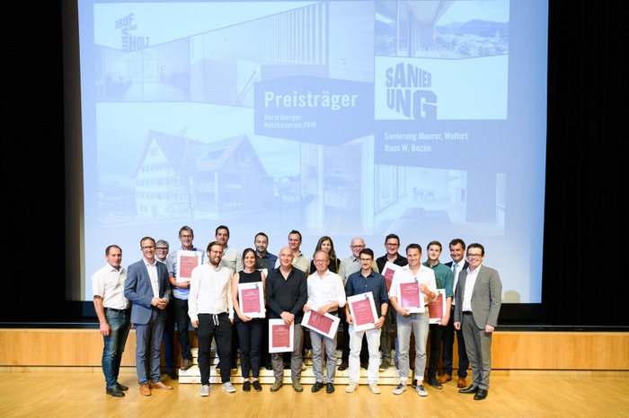 Verleihung Vorarlberger Holzbaupreis 2019 am 5. Juli in Götzis
