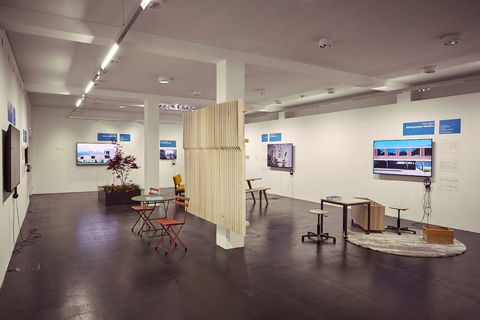 Ausstellungsansicht des Baukulturpreises der Hypo Vorarlberg 2025 | Foto © vai