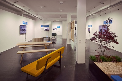 Ausstellungsansicht des Baukulturpreises der Hypo Vorarlberg 2025 | Foto © vai