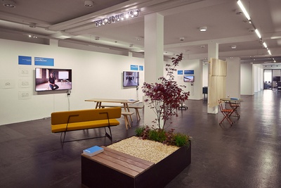 Ausstellungsansicht des Baukulturpreises der Hypo Vorarlberg 2025 | Foto © vai