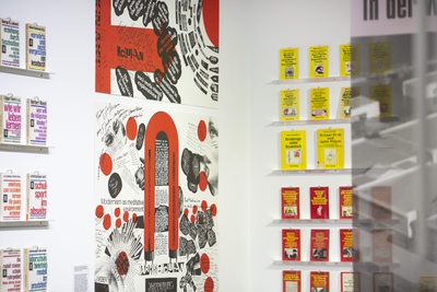 Ausstellungsansicht "Bildungsschock" im vai