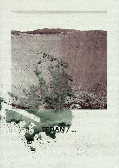 Aus der Serie »Sedan Crater Project 1-5«, 2012 
Asche, Ölfarbe und Asphaltlack auf Papier | je 20,9 x 14,8 cm