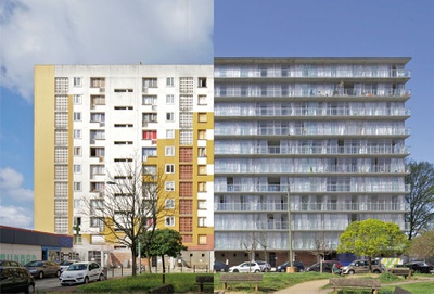 Druot, Lacaton & Vassal, Transformation des Tour Bois-le-Prètre, Paris, 2005 – 2011 – © Courtesy Philippe Ruault Druot, Lacaton & Vassal, Transformation des Tour Bois-le-Prètre, Paris, 2005 – 2011