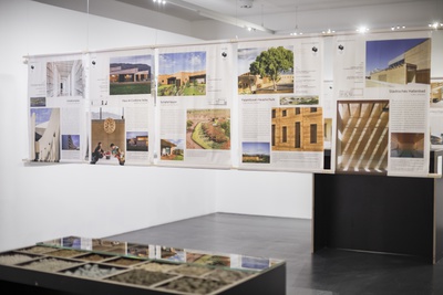 Ausstellung "Mit Erde gebaut" im vai – © Foto: Darko Todorovic Ausstellung "Mit Erde gebaut" im vai