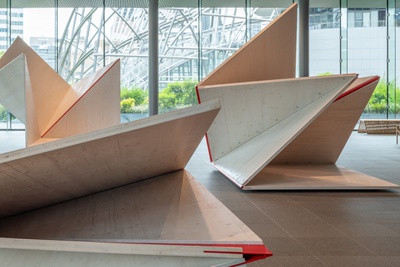 Ausstellungsansicht "verywood. Austrian Architecture Today" | Foto © Omote Nobutada