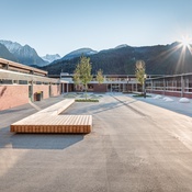 Bildungscampus Nüziders | Bauherrschaft: Gemeinde Nüziders | Architektur: Fink Thurnher Architekten – © Foto: Hanno Mackowitz Bildungscampus Nüziders | Bauherrschaft: Gemeinde Nüziders | Architektur: Fink Thurnher Architekten