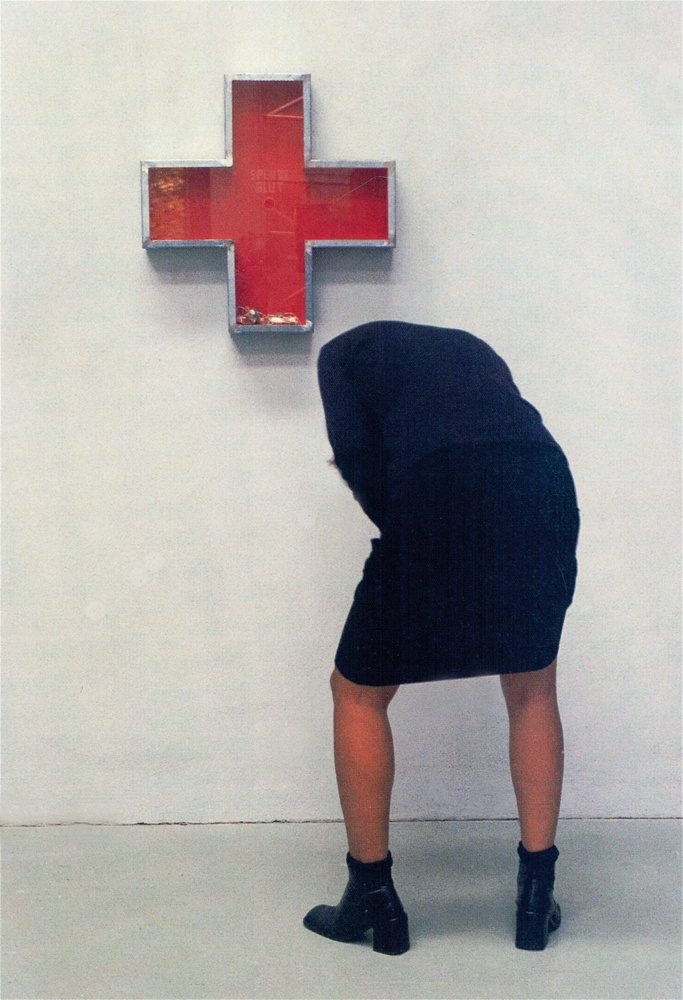 Cornelius Kolig, Spende Blut, 1993