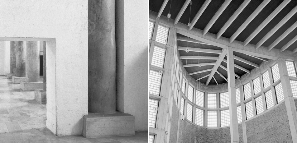 Hans Döllgast, St. Bonifaz (München) und Rudolf Schwarz, St. Theresia (LInz)