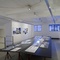 Blick in die Ausstellung "Neues Bauen in den Alpen"