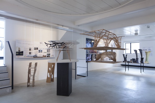 Blick in die Ausstellung "Potenziale 2" im aut