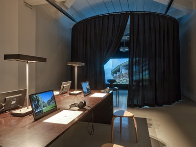 Blick in die Ausstellung "Über Othmar Barth"