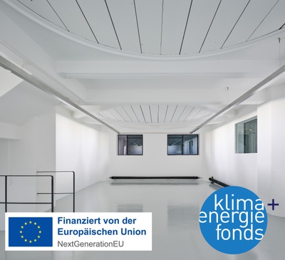 Ausstellungsräume des aut nach Umrüstung auf LED – © Günter Richard Wett Ausstellungsräume des aut nach Umrüstung auf LED