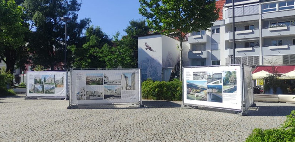 Ausstellung "Neues Bauen in Tirol 2024" im Stadtpark in Kufstein – © Architekten Adamer Ramsauer Ausstellung "Neues Bauen in Tirol 2024" im Stadtpark in Kufstein
