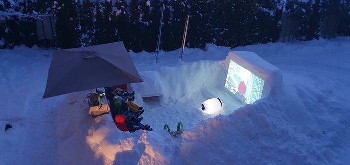 Schneekino, Igls