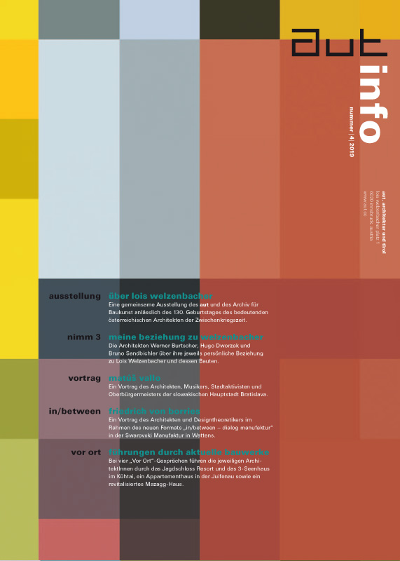 aut: info 4/19 — aut. architektur und tirol