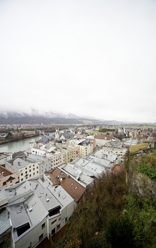 Blick auf die Altstadt von Rattenberg