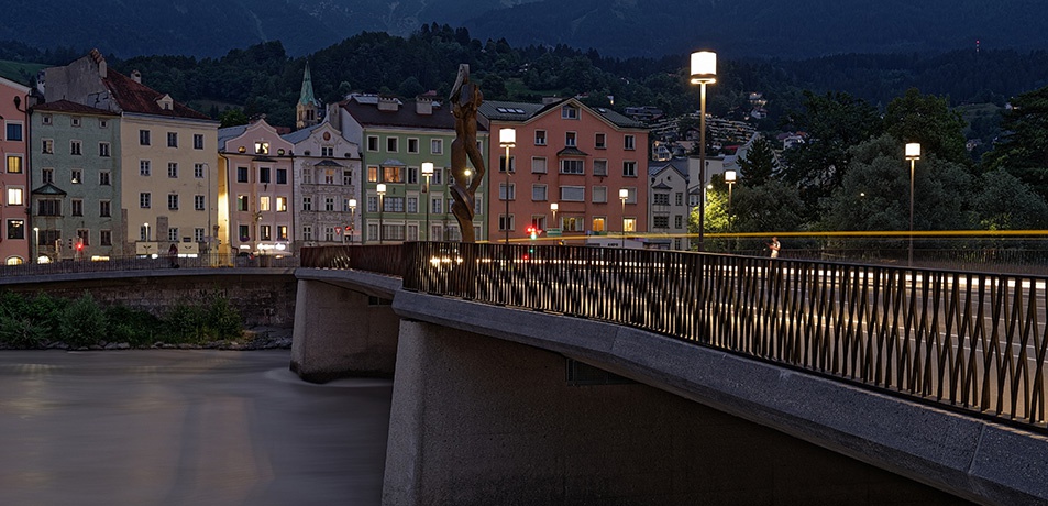 Neugestaltung Innbrücke, Innsbruck – © Edith Schlocker Neugestaltung Innbrücke, Innsbruck