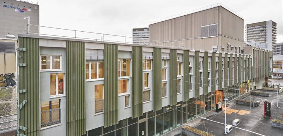 Zirkular, Gewerbe- und Kulturzentrum ELYS, Basel – © Martin Zeller Zirkular, Gewerbe- und Kulturzentrum ELYS, Basel
