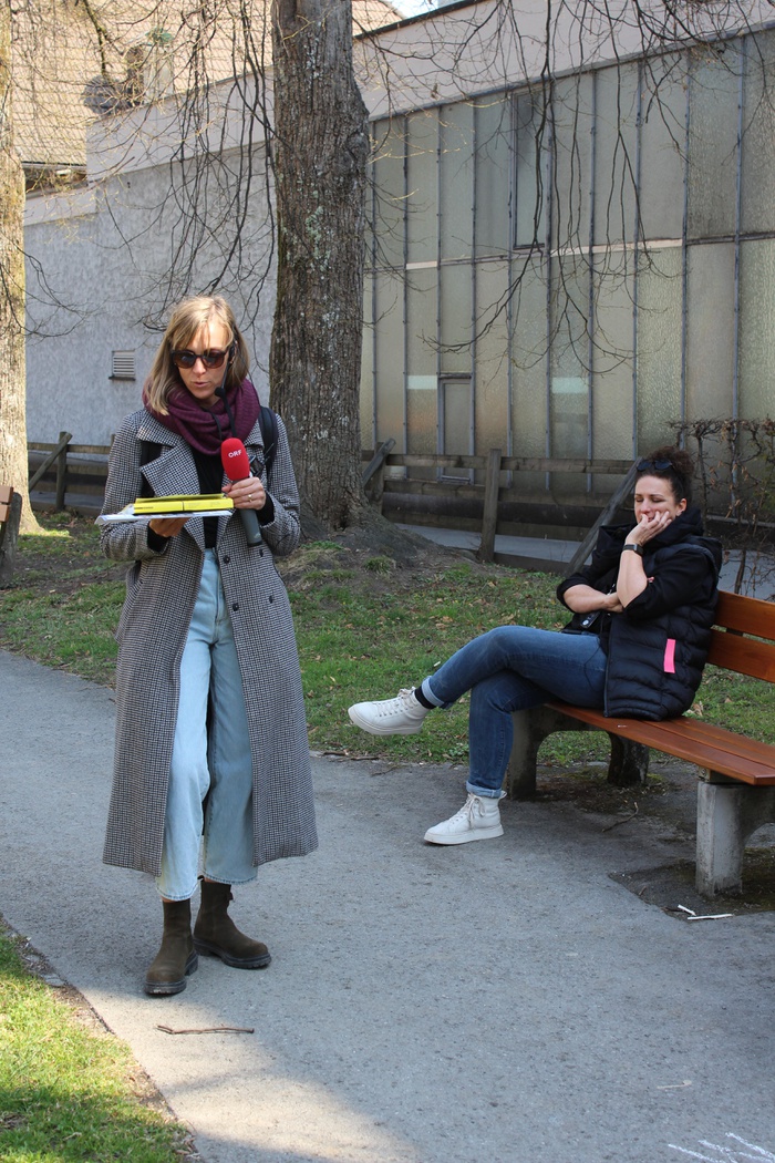 Moderiert und geleitet wurde der Spaziergang von vai-Vorstandsmitglied Eva Lingg-Grabher.