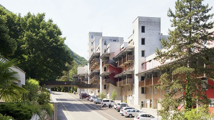 Othmar Barth, Wohnsiedlung Haslach, Bozen, 1974 – 84