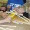 Bausatz und Aufbau – Aufbau der Leonardobrücke im Rahmen der Architektursommerakademie für Kinder 2009