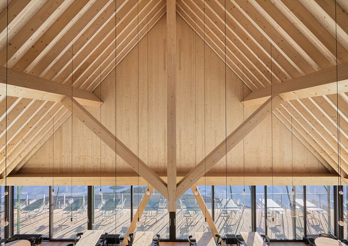 Restaurant Caumasee, Flims (Architektur: Corinna Menn)