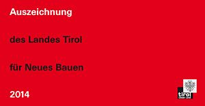 Neues Bauen in Tirol 2014