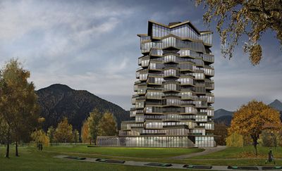 Projekt 1. Wettbewerbsstufe von Miller & Maranta