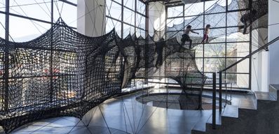Tube Innsbruck - Netzinstallation von Numen/for Use, 2015, Bildnachweis: B&R