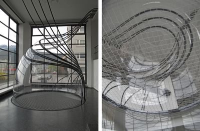 „In Situ“-Work by Ursula Klein und ­Valentine Troi for the exhibition  „Splined Spheres“, 2013