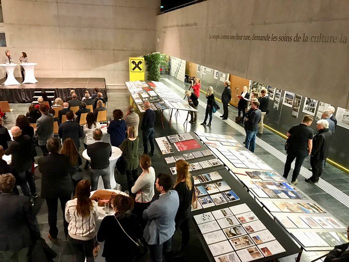 Eröffnung der Ausstellung "Neues Bauen in Tirol 2018" in der Fachhochschule Kufstein