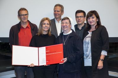 Lobende Erwähnung für "HERberge für Menschen auf der Flucht, Innsbruck"