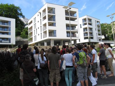 "Wohnen in der Steigung" – Stadtspaziergang mit Daniel Fügenschuh und Angelika Schafferer