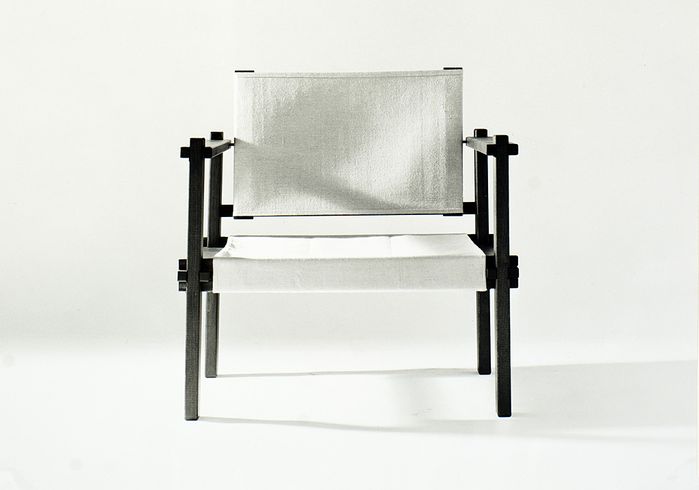 Egon Rainer, Sesselvariante aus dem Steckmöbelprogramm (zusammengebaut), ab 1968/69