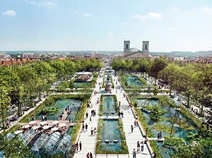 Place Napoléon, La Roche-sur-Yon / © Alexandre Chemetoff & Associé