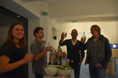 Eröffnung der Kellerbar "LSF 50" von Anna Lerchbaumer, Pia Prantl und Andreas Zißler