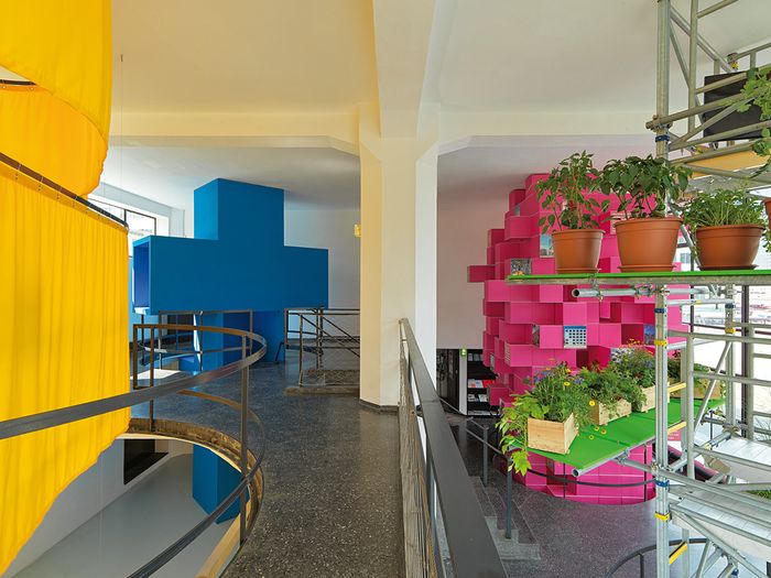 Blick in die Ausstellung "Architecture Speaks:  The Language of MVRDV"