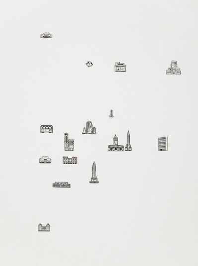 New York Sights (Architecture /1957), 2022