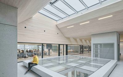 HTL Bau und Design, Aufstockung, Innsbruck, 2016 – 2021 (Architektur: ao-architekten)