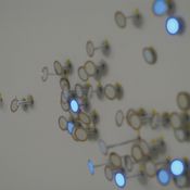 Rens Veltman, "walking dots", Lichtinstallation, Bildnachweis: © Rens Veltman