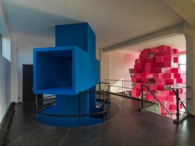 Blick in die Ausstellung im aut