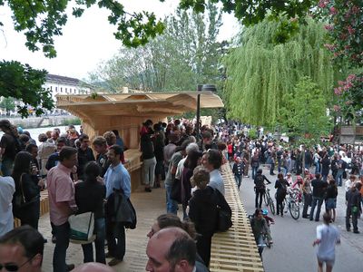 Eröffnung der Plattform "... ich will an den Inn" im Rahmen der "Architekturtage 2008"