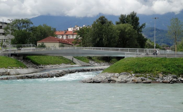 Tiflisbrücke an der Sillmündung, Innsbruck
