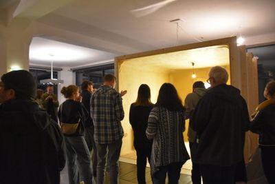Ausstellungseröffnung "Numen/For Use: Negative Space and Collapsing Room" im aut