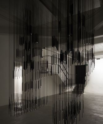 Blick in die Ausstellung "Rens Veltman: Infra und Ultra oder Colonise the Dark"