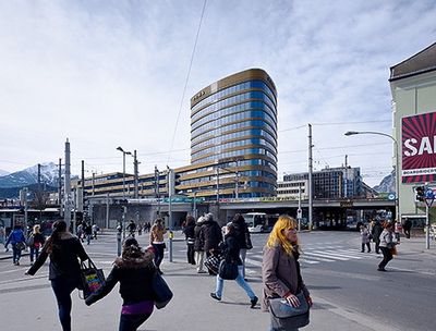 Hotel, Geschäfts- und Bürogebäude Headline, Innsbruck