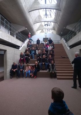 Architekturtage 2016 in Tirol – Besichtigung des Schigymnasiums in Stams mit Werner Burtscher