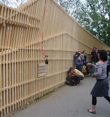 Architektur in Bewegung – "Schiffstaufe" auf den Namen Columbine Foto © aut. architektur und tirol