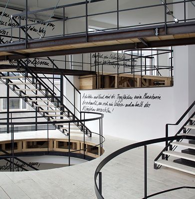 Blick in die Ausstellung im  aut, Bildnachweis: © Günter Richard Wett